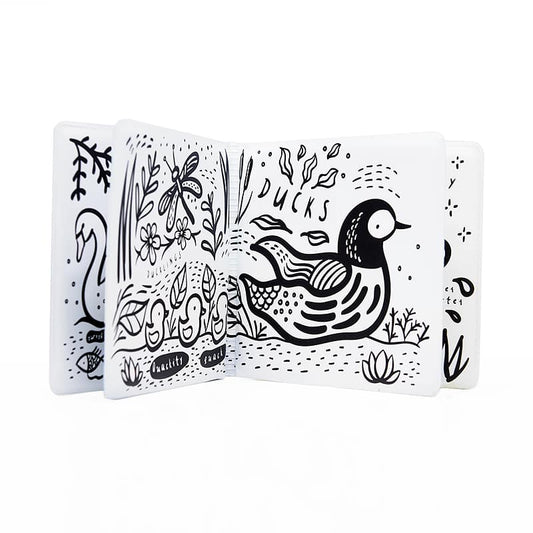Wee Gallery Color Me Bath Book - Who's in the Pond?