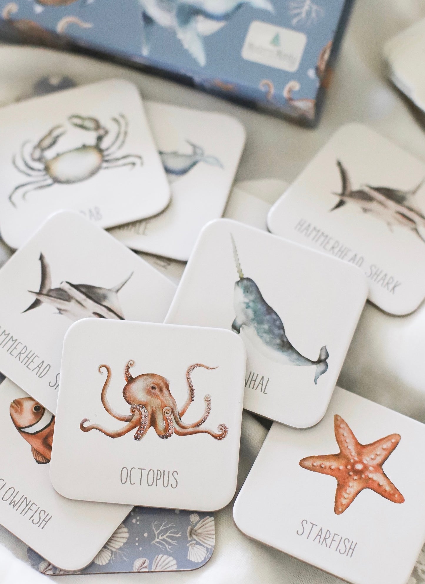 Ocean Memory Card Game